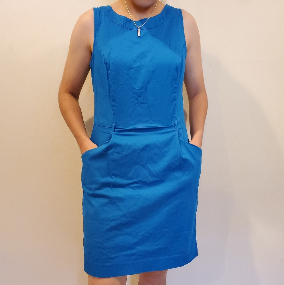Tommy Hilfiger blue pocket dress size 6